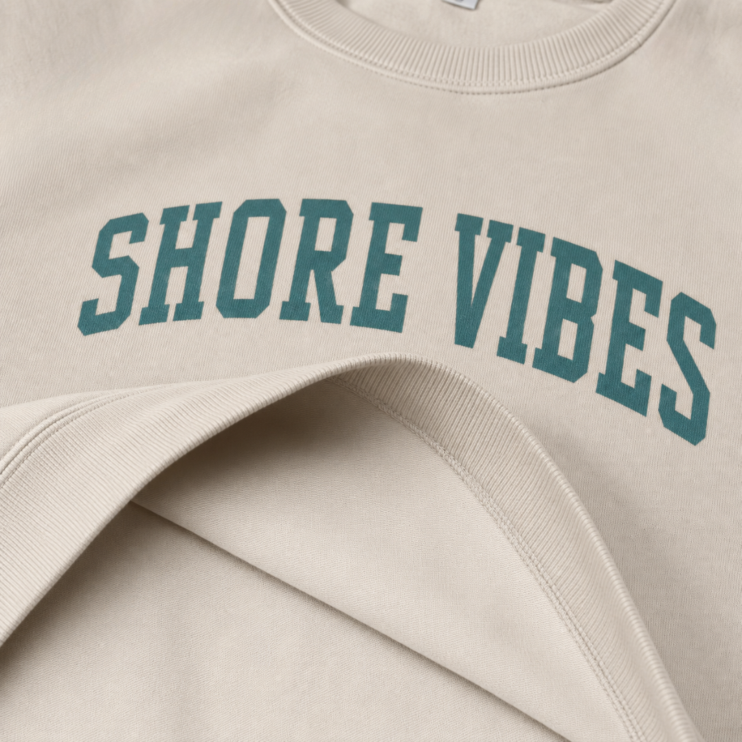 Adult Shore Vibes Crew Sweatshirt
