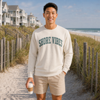 Adult Shore Vibes Crew Sweatshirt
