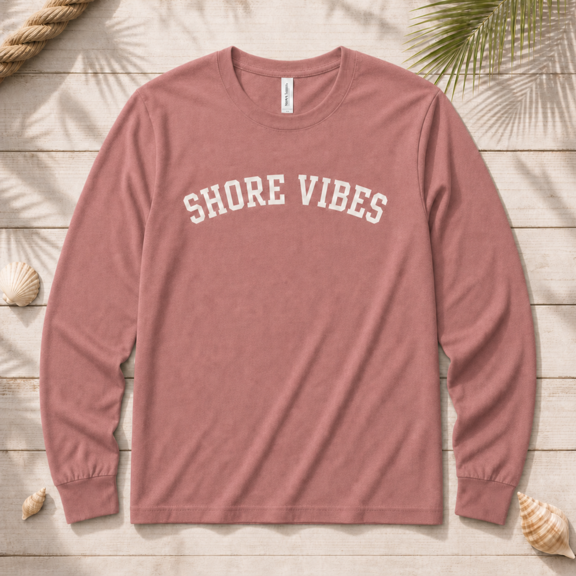 Adult Shore Vibes Long Sleeve Tee
