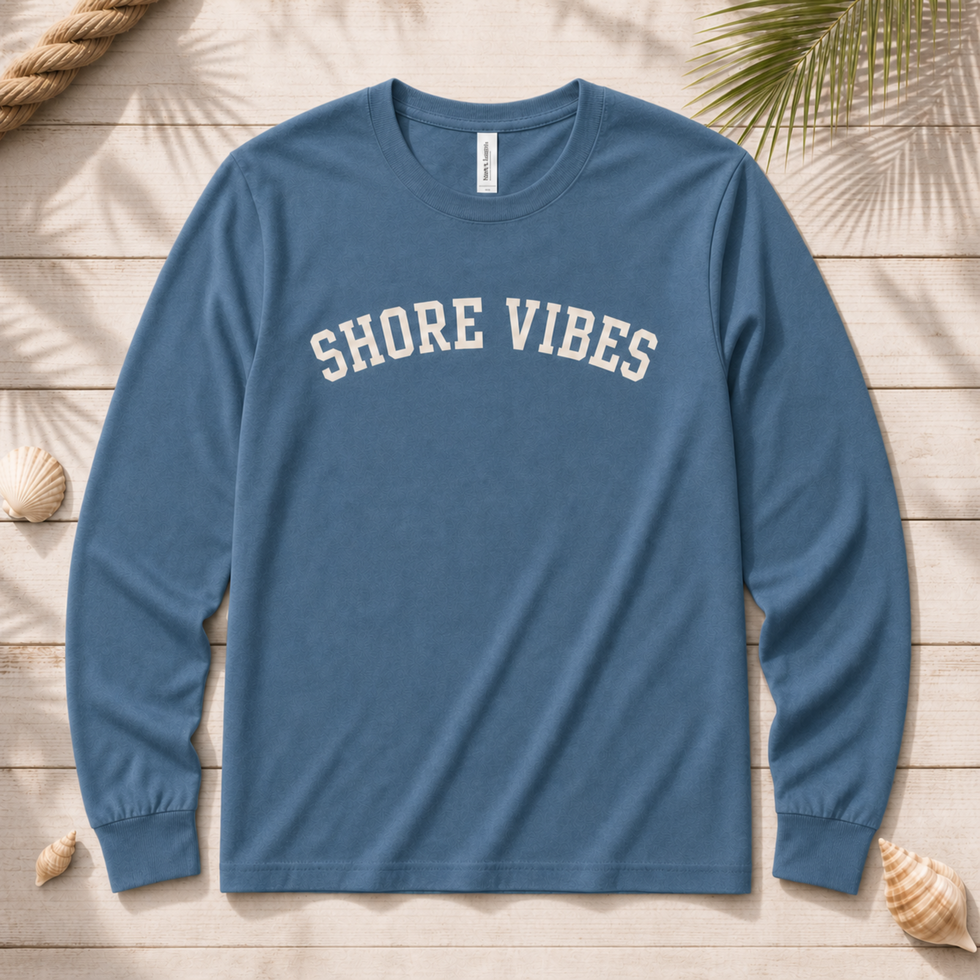 Adult Shore Vibes Long Sleeve Tee