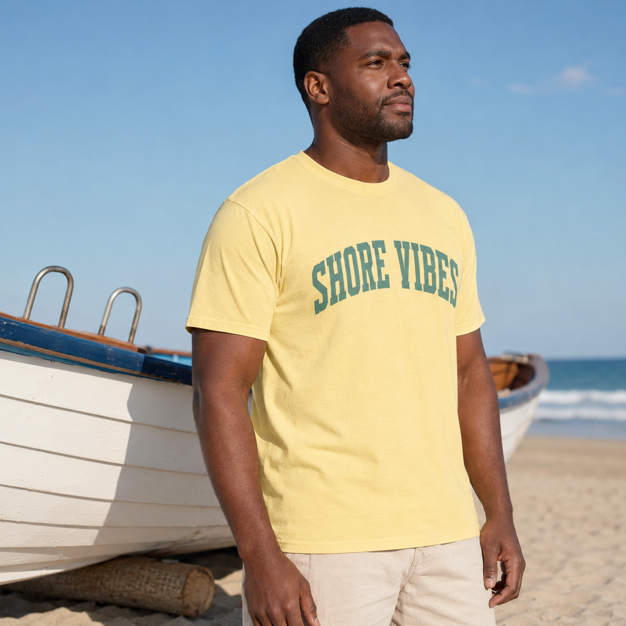 Adult Shore Vibes Classic Arch Tee