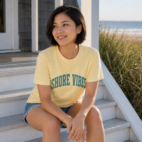 Adult Shore Vibes Classic Arch Tee