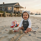 Infant Shore Vibes Bunny Onesie