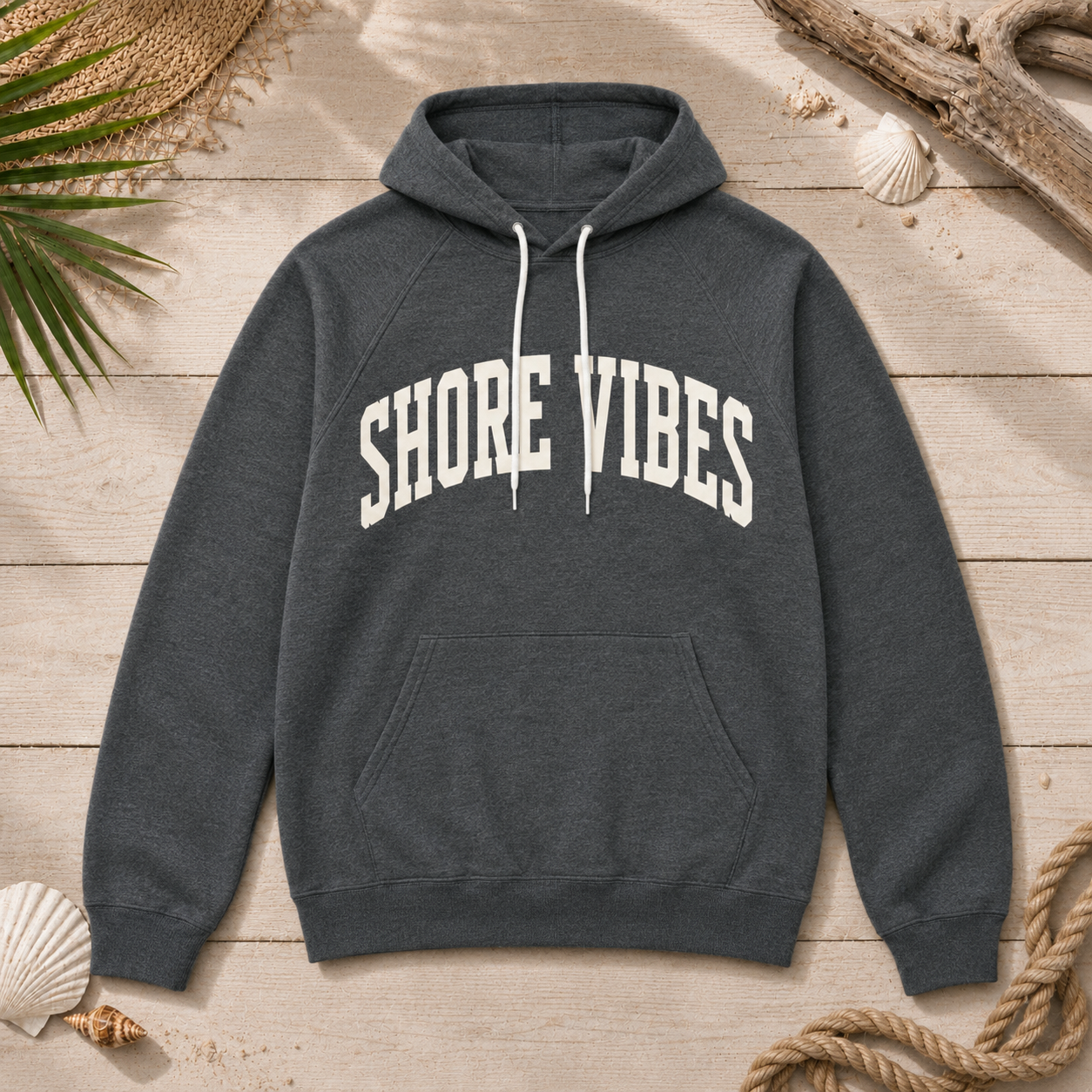 Adult Shore Vibes Classic Arch Hoodie