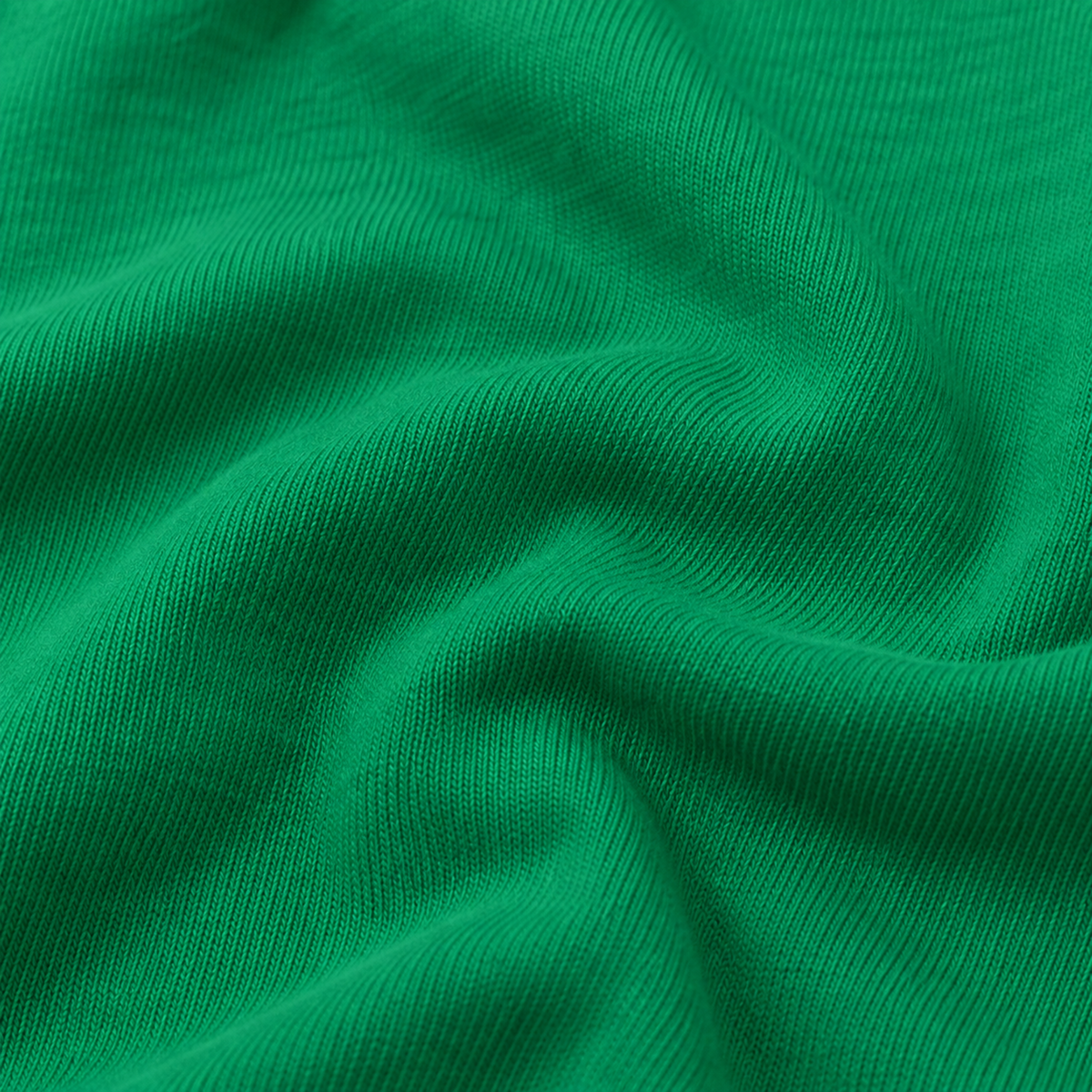 Kelly Green Port & Co PC55LS long sleeve shirt fabric texture close-up