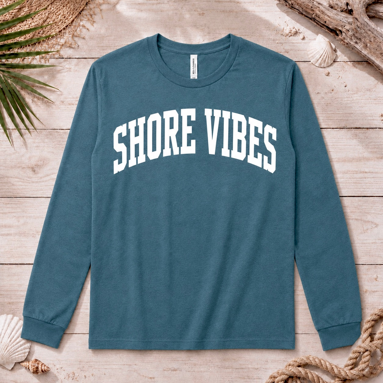 Adult Shore Vibes Long Sleeve Tee