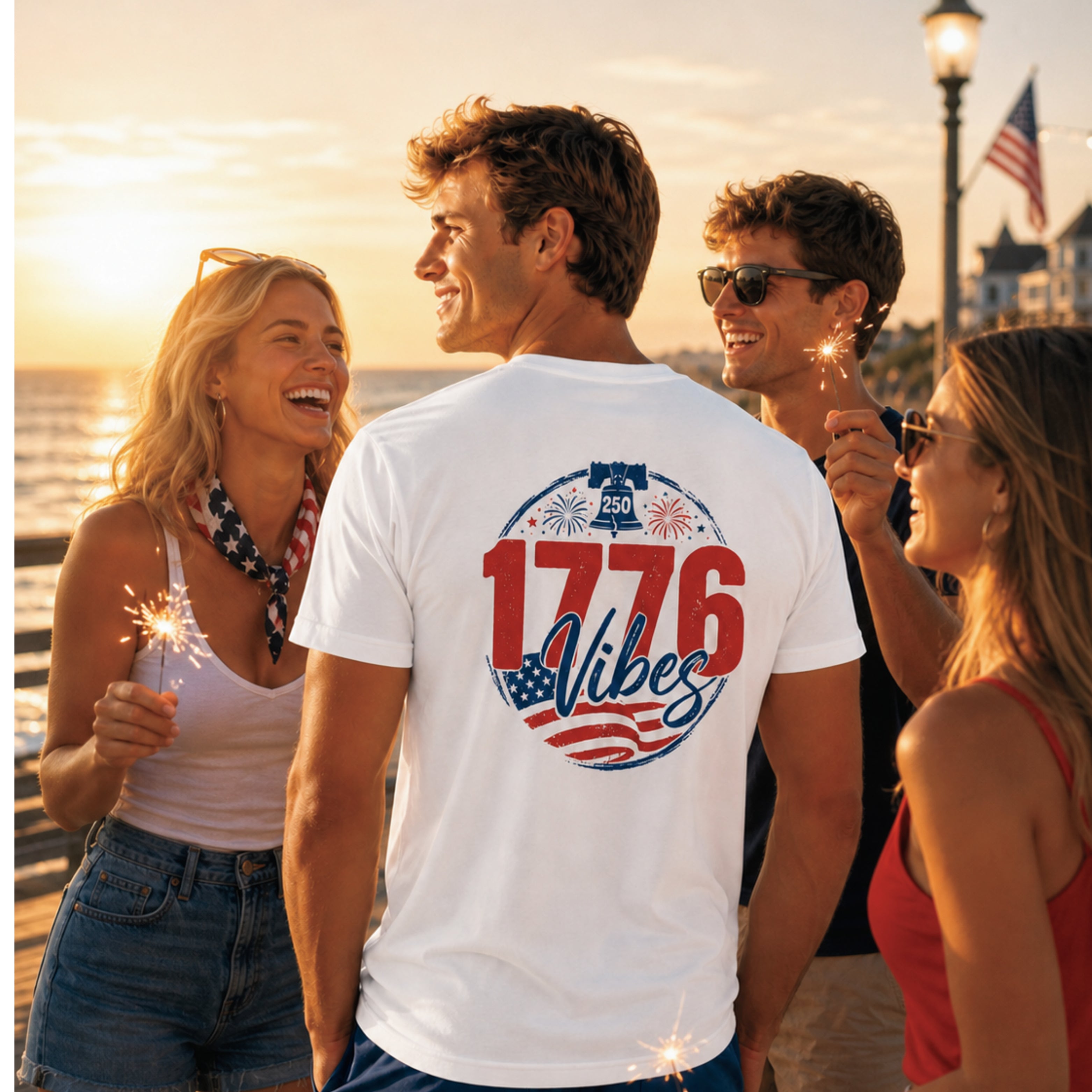 Limited Edition USA 1776 Vibes Tee - 250