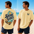 Comfort Colors Shore Vibes NJ Shore Map Unisex Tee
