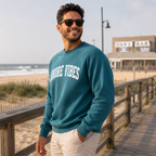Adult Shore Vibes Crew Sweatshirt