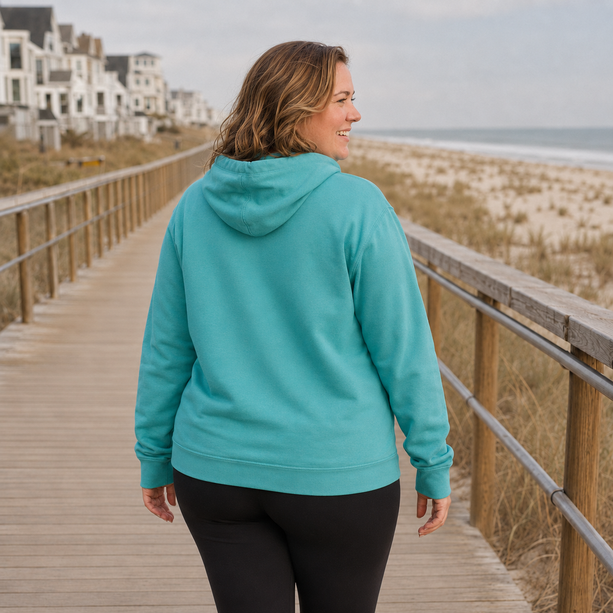 Adult Shore Vibes Classic Arch Hoodie