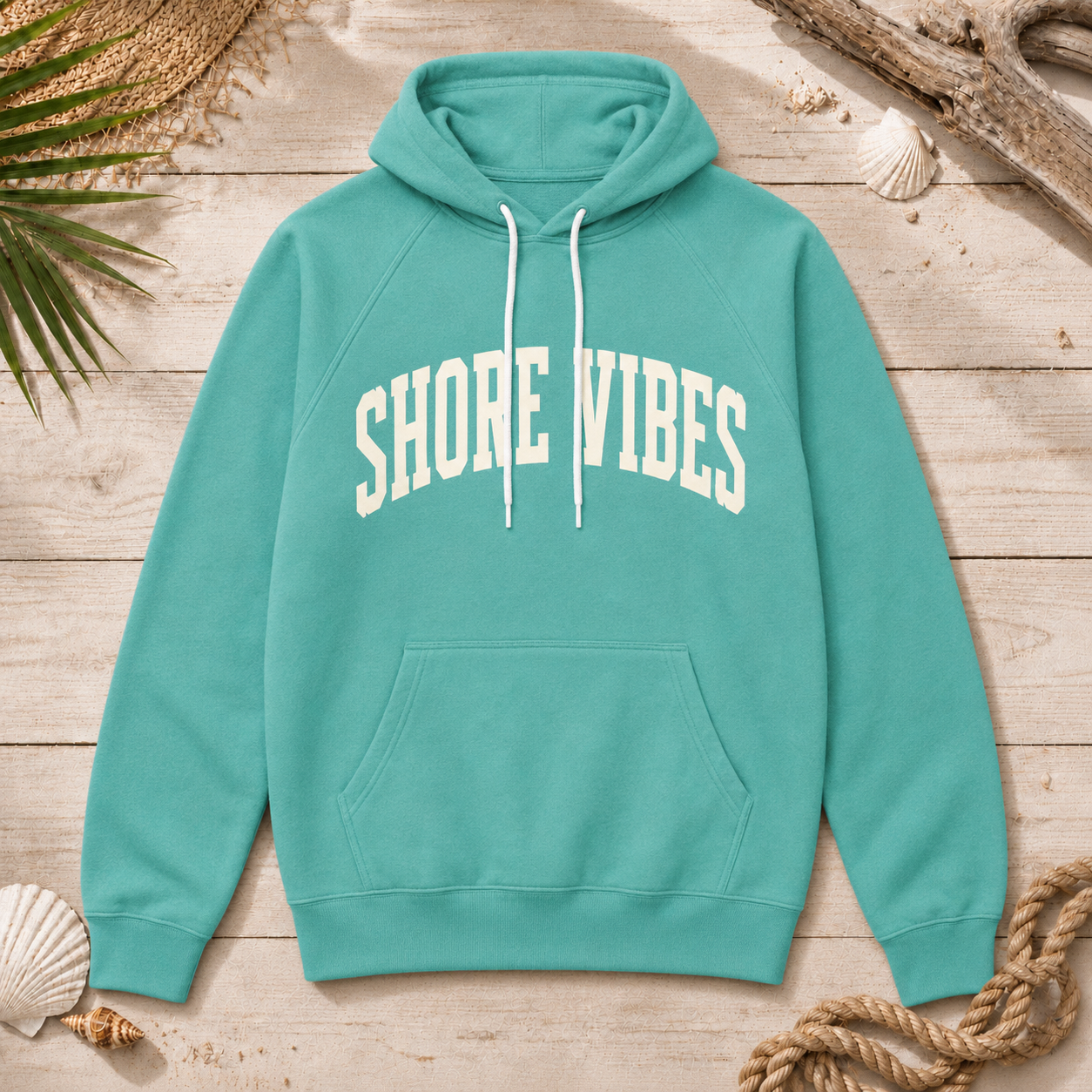 Adult Shore Vibes Classic Arch Hoodie