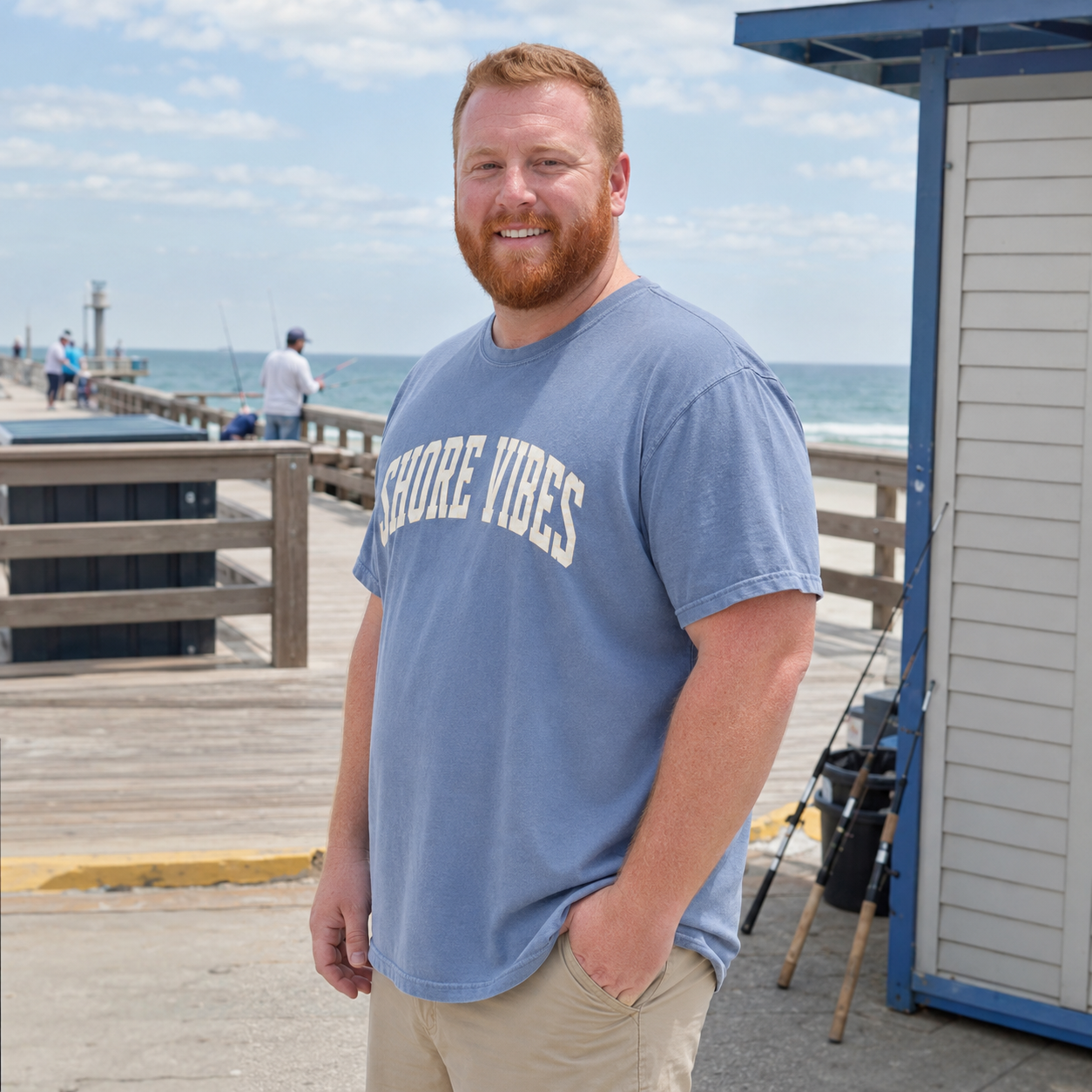 Adult Shore Vibes Classic Arch Tee