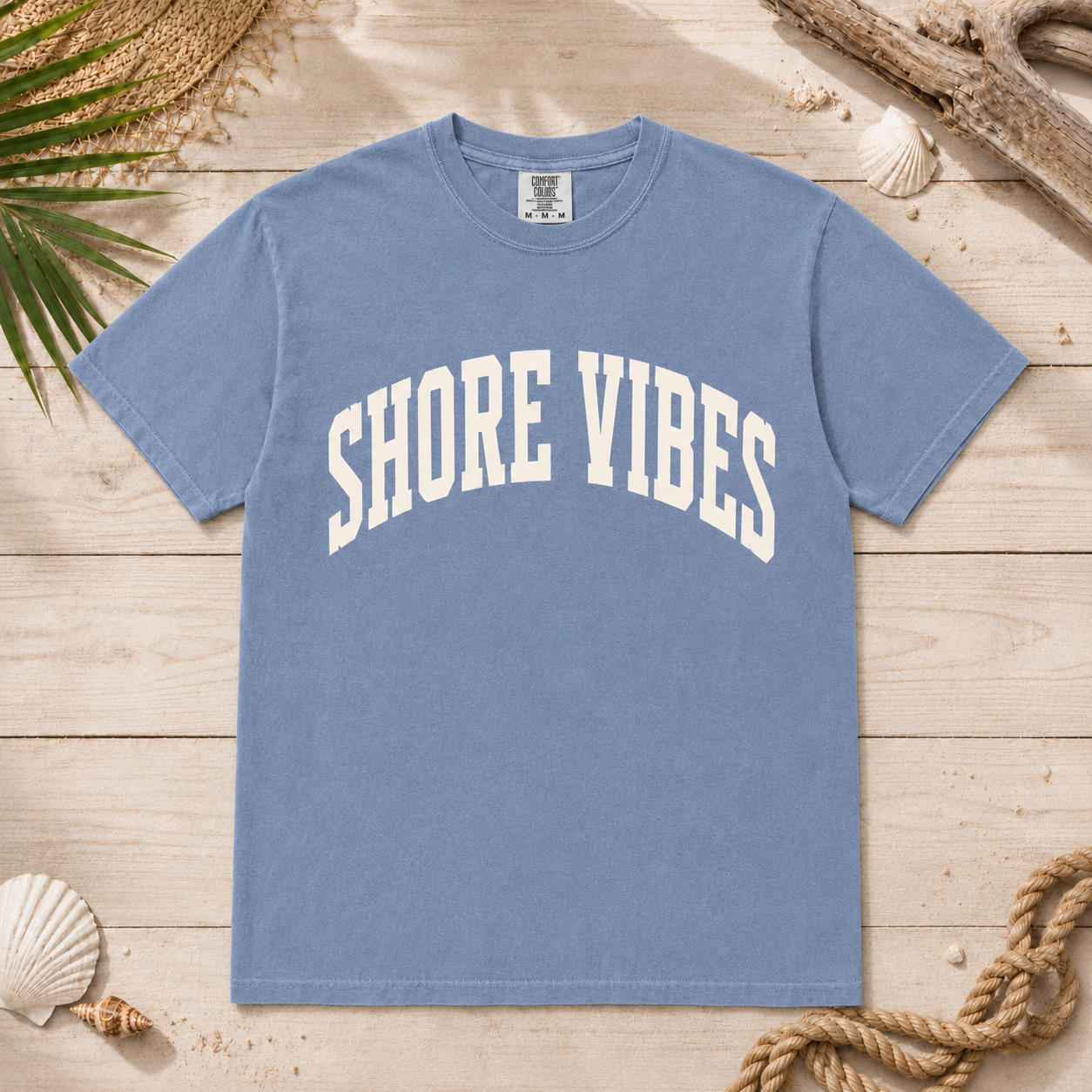 Adult Shore Vibes Classic Arch Tee
