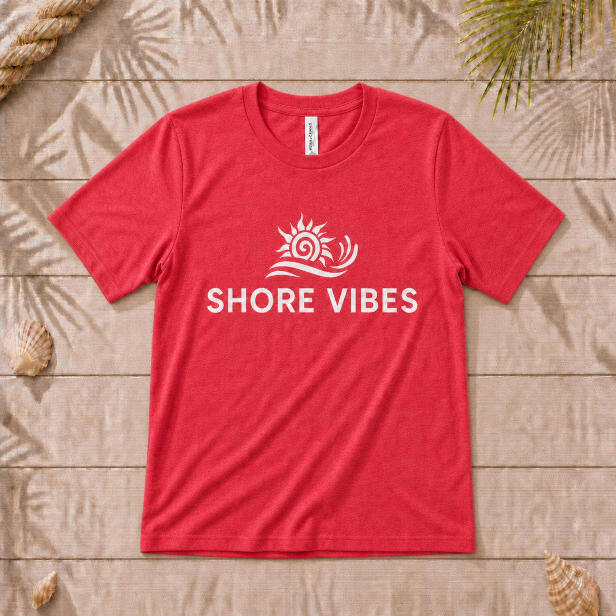Toddler Shore Vibes Sun & Wave Tee