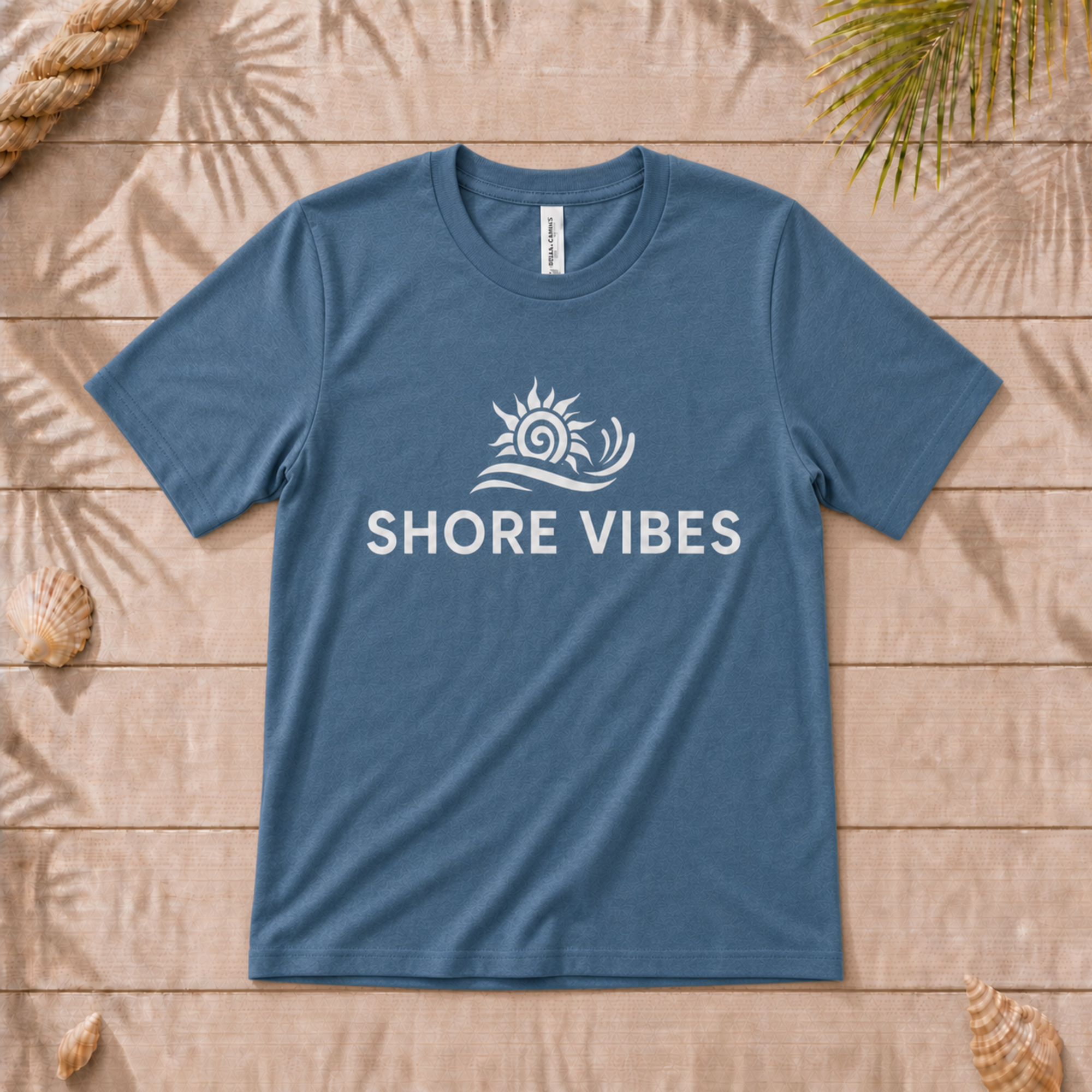 Toddler Shore Vibes Sun & Wave Tee