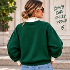 Women’s Philly Eagles Game Day Mock Neck Sweatshirt
