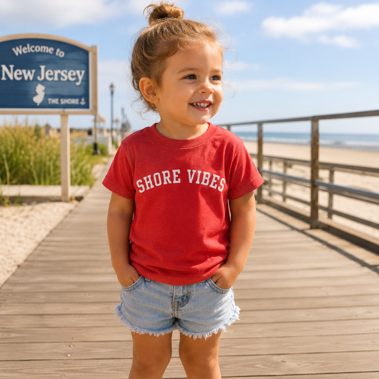 Toddler Shore Vibes Classic Arch Tee