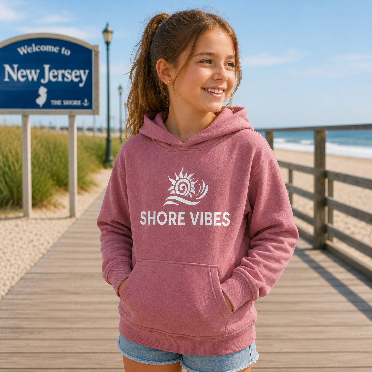 Toddler Shore Vibes Classic Arch Hoodie